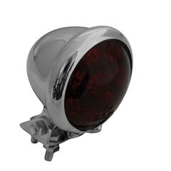 Highsider Smart Bates Style Led Taillight, Chromed Body, Red Lens