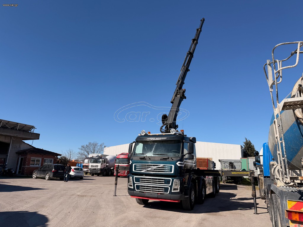 Γερανοί - Φορτηγά Με Γερανό Volvo 2009 FM 480 8x2 HIAB 288 EP-5 HIPRO / VEB+