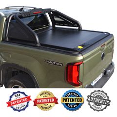 ΚΑΠΑΚΙ ΚΑΡΟΤΣΑΣ ΡΟΛΟ ΑΛΟΥΜΙΝΙΟΥ ΜΕ LED ROLL-BAR ΔΥΟ ΣΚΕΛΩΝ TEK 2 MAX 9080 ROLL+RB 428BL-LED VW AMAROK LIFE/STYLE 2023+