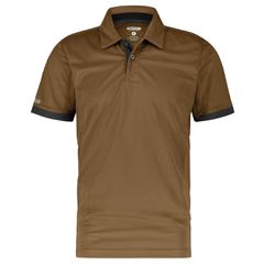 Μπλουζάκι Polo Αντηλιακό (UPF 50+) Dassy Traxion clay brown/anthracite grey