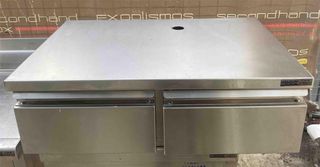 Συρτάρι Ανοξείδωτο Διπλό 80x59x24Cm Για 1/2Gn Βάθος 10Cm - Μεταχειρισμένο.