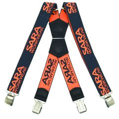 Ελαστικές Τιράντες Εργασίας Sara Workwear graphite/fluorescent orange
