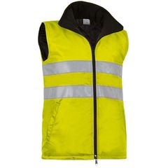 Ανακλαστικό Γιλέκο εργασίας με επένδυση Valento Highway yellow
