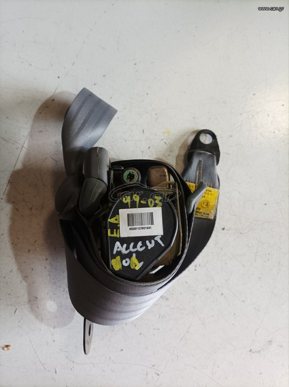 ΖΩΝΗ ΑΣΦΑΛΕΙΑΣ ΕΜΠΡΟΣ ΔΕΞΙΑ HYUNDAI ACCENT 1999-2003  88880-25801 RH