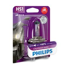 Philips HS1 City Vision Moto 12V +40% 1ΤΜΧ More Vision 35/35W