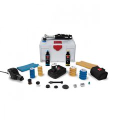 HR81ML_LUX Kit Μini Αλοιφαδόρος Μακρύλαιμος Μπαταρίας 12V (2x2.0Ah) - ΜΕ ΜΠΑΤΑΡΙΑ & ΦΟΡΤΙΣΤΗ - RUPES (#130025)