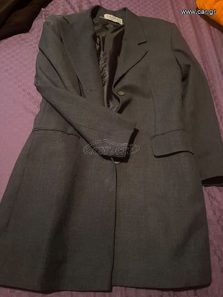 Σακάκι Μαντώ σε ανθρακί Μ-thumb-3