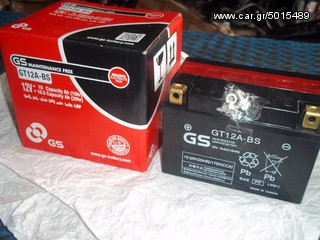 ΜΠΑΤΑΡΙΑ GS JAPAN GT12A-BS [+-]GS