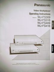 Panasonic 16 input duplex color multiplexer-thumb-4