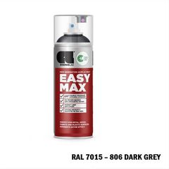 Σπρέι Easy Max satine COSMOS Lac 400ml - RAL 7015 DARK GREY