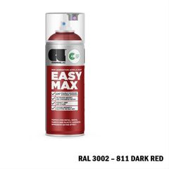 Σπρέι Easy Max satine COSMOS Lac 400ml - RAL 3002 CARMINE RED