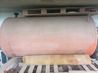 δεξαμενή πολυεστερική 1500 λίτρων κυλινδρική