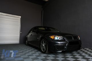 Προβολείς Κατάλληλοι Για Bmw Σειρά 3 E90 Sedan E91 Touring (03.2005-08.2008) Ζάντες Angel Eyes 2 Halo Σε Μαύρο Χρώμα