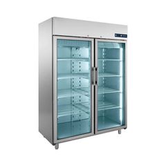 Ψυγείο Θάλαμος Βιτρίνα Συντήρηση Με 2 Γυάλινες Πόρτες 137x82x207cm UB137 Bambas Frost