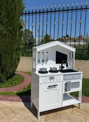 Ξύλινη Παιδική Κουζίνα με Αξεσουάρ,Florence