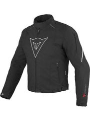 Dainese Laguna Seca D-Dry Χειμερινό Ανδρικό Μπουφάν Μηχανής Cordura Αδιάβροχο Μαύρο