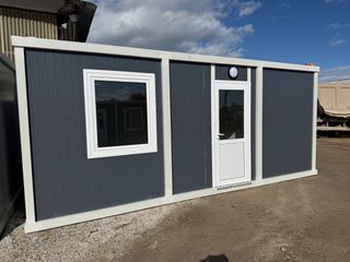 Κοντέινερ 2026 Καινούργιο container 6 x2,40 με wc ετοιμοπαράδοτο γκρί-thumb-5