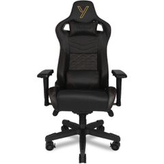 Καρέκλα Gaming Yenkee YGC 200BK FORSAGE XL Μαύρη Δερματίνη και 4D Ρυθμιζόμενα Μπράτσα Μέγιστο Βάρος 150kg