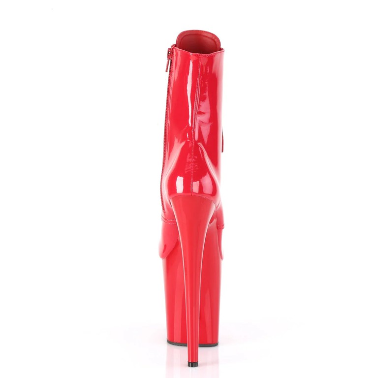 Pleaser Ankle Boot Flamingo-1020 Red 25.2cm