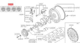 ΕΛΑΤΗΡΙΑ ΚΙΝΗΤΗΡΑ NISSAN SUNNY N14   1203687A11