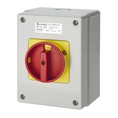 EC660 SURFACE SCHUNTING SWITCH 2P 63A RED