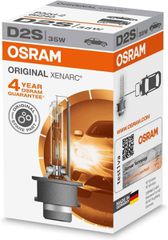 Osram Λάμπα Original Xenarc D2S Xenon 4100K Φυσικό Λευκό 85V 35W