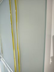 Εκθεσιακό φύλλο κρυστάλινης πόρτας, Ιταλικό, διαστάσεις φύλλου 81x210 εκ