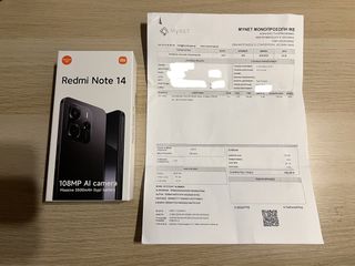 Redmi Note 14 Black 256/8gb Σφραγισμένο