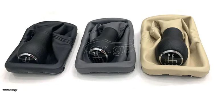 Λεβιές (Φούσκα) 5 ταχυτήτων με φυσούνα & τελάρο VW NEW BEETLE 1998-2010 • ΜΑΥΡΟ • ΜΠΕΖ • ΓΚΡΙ-thumb-4