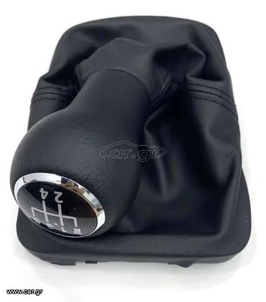 Λεβιές (Φούσκα) 5 ταχυτήτων με φυσούνα & τελάρο VW NEW BEETLE 1998-2010 • ΜΑΥΡΟ • ΜΠΕΖ • ΓΚΡΙ-thumb-1