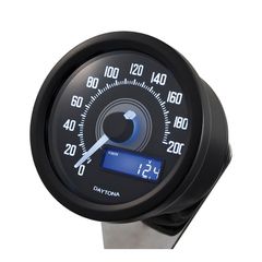 Daytona Velona Ηλεκτρονικό Ταχύμετρο 60 mm, 200 km/h, μαύρο | Daytona Velona 60mm electronic speedometer 200km/h black