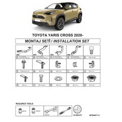 Βάσεις Πλαινών Σκαλοπατιών (Dma) Για Toyota Yaris Cross 2023- Suv Ac200