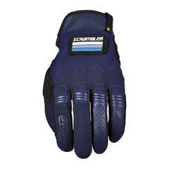 Κωδ.374763 Γάντια Five Scrambler navy/μαύρο vintage τηλ.215-215-8211