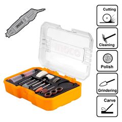 Εξαρτήματα μίνι δραπάνου σετ 73τεμ AKMG7072 INGCO