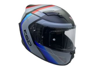 Κράνος Μηχανής Fullface FSD820 Ματ Γκρι-Μπλε-Κόκκινο