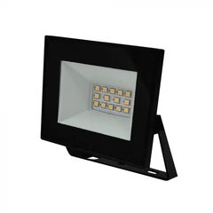 VTAC - Προβολέας LED Slim 10W 6500K IP65 Μαύρος (E-Series) – SKU: 23974