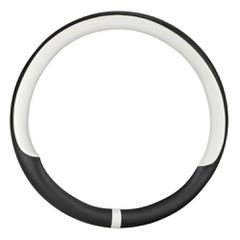 Lampa - Κάλυμμα Τιμονιού NOBLE (M) 37/39cm Μαύρο / Λευκό άοσμο διάτρητο αντιολισθητικό μαλακό ultra soft Skeentex - 1 τεμ. (L3290.0)