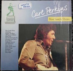 CARL PERKINS-BLUE SUETE SHOES