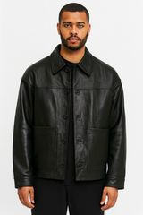 Selected Marc Ανδρικό Leather Jacket 16100985