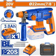 Wadfow Πνευματικό Πιστολέτο Μπατ. Li-Ion 20v / 22mm / 3ah / 1 Μπατ (Wlm1522) Brand: