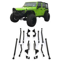 ΚΙΤ LONG ARM 3-6" JEEP WRANGLER (JK) 2007–2018 ΚΙΤ ΑΝΑΒΑΘΜΙΣΗΣ ΡΥΘΜΙΖΟΜΕΝΩΝ ΨΑΛΙΔΙΩΝ 3-6″ [RAPTOR4X4]