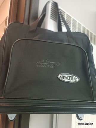 Βαλίτσα υφασμάτινη με ροδάκια – Μεταβαλλόμενο ύψος