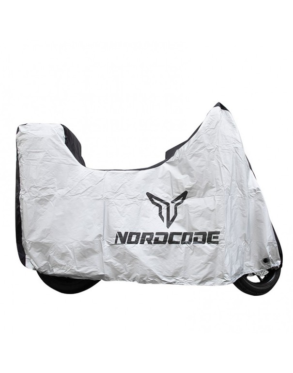 Nordcode Κουκούλα Μοτο Αδιάβροχο Evo plus + Top Case Silver