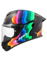 LS2 FF820 Rapid III Flow Gloss Black/Multi
