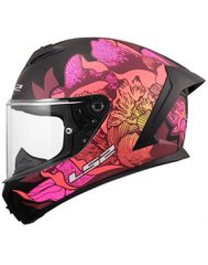 LS2 FF820 Rapid III Poppies II Matt Black/Pink