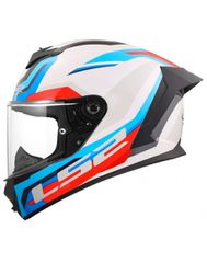 LS2 FF820 Rapid III Hyper Gloss White/Blue/Red