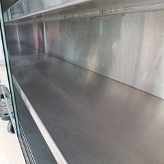 Ποτηριέρα ανοξείδωτη 226*31*69 εκ, με 2 συρόμενα τζάμια χωρίς ροδάκια. Μεταχειρισμένο. Ποιότητα & Τιμή Stockinox-thumb-7