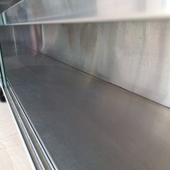 Ποτηριέρα ανοξείδωτη 226*31*69 εκ, με 2 συρόμενα τζάμια χωρίς ροδάκια. Μεταχειρισμένο. Ποιότητα & Τιμή Stockinox-thumb-8