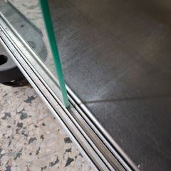 Ποτηριέρα ανοξείδωτη 226*31*69 εκ, με 2 συρόμενα τζάμια χωρίς ροδάκια. Μεταχειρισμένο. Ποιότητα & Τιμή Stockinox-thumb-11