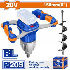 Wadfow Τριβέλα-Γεωτρύπανο Μπατ. Li-Ion 20v Χωρίς Μπαταρία & Φορτιστή (Wqe15801)